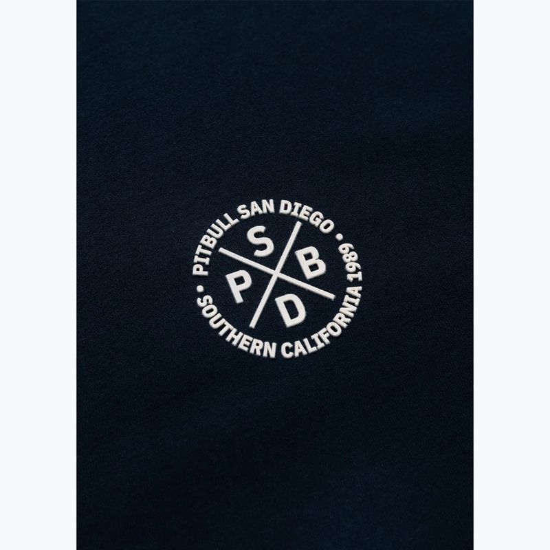 Bluză pentru bărbați Pitbull Tape Parker Hooded Zip dark navy 12