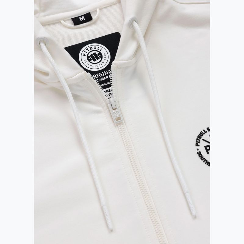Bluză pentru bărbați Pitbull Tape Parker Hooded Zip off white 5