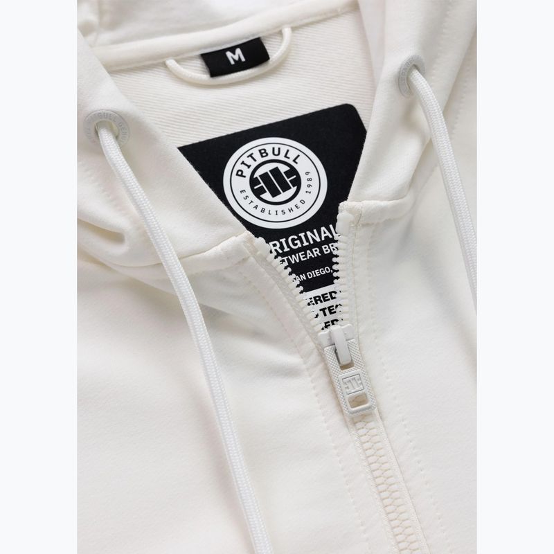 Bluză pentru bărbați Pitbull Tape Parker Hooded Zip off white 6