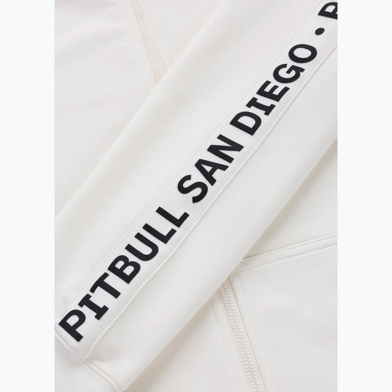 Bluză pentru bărbați Pitbull Tape Parker Hooded Zip off white 8
