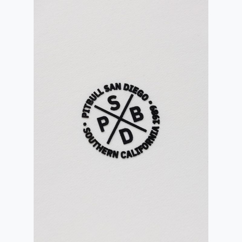 Bluză pentru bărbați Pitbull Tape Parker Hooded Zip off white 10