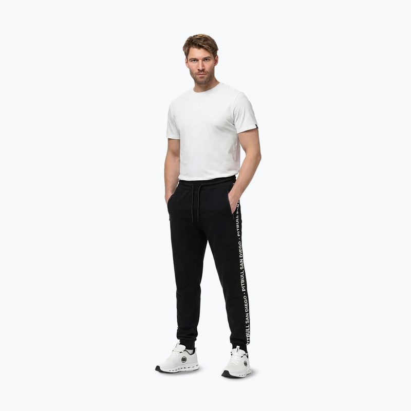 Pantaloni pentru bărbați Pitbull Tape Parker Jogging black 2