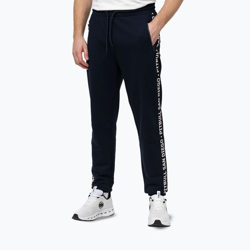 Pantaloni pentru bărbați Pitbull Tape Parker Jogging dark navy 4