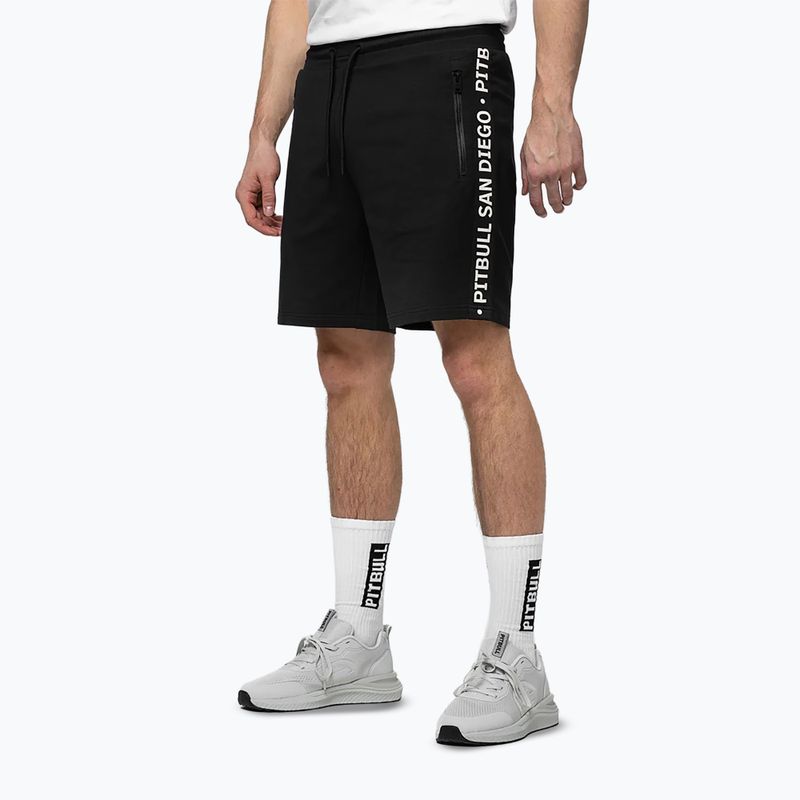 Pantaloni scurți pentru bărbați Pitbull Tape Parker black 4