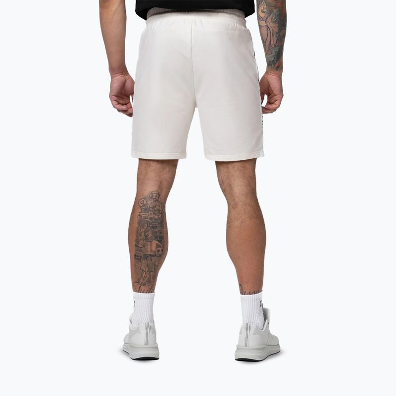 Pantaloni scurți pentru bărbați Pitbull Tape Parker off white 3