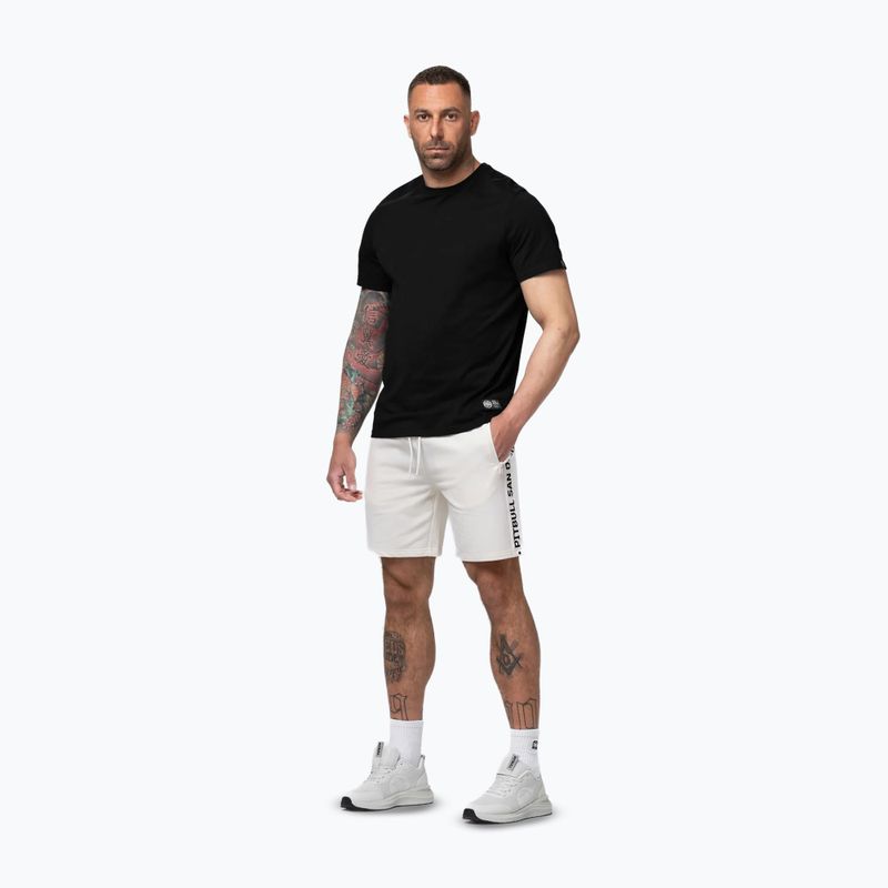 Pantaloni scurți pentru bărbați Pitbull Tape Parker off white 4