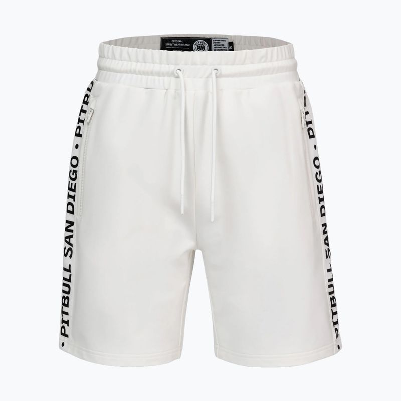 Pantaloni scurți pentru bărbați Pitbull Tape Parker off white 6