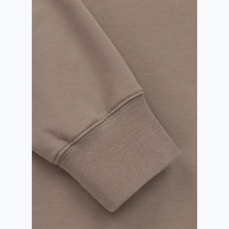 Bluză pentru bărbați Pitbull Nugget Small Logo Crewneck brown savana 8