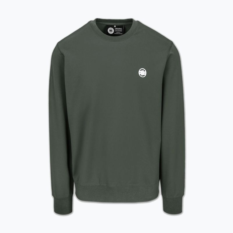 Bluză pentru bărbați Pitbull Nugget Small Logo Crewneck sage green 4