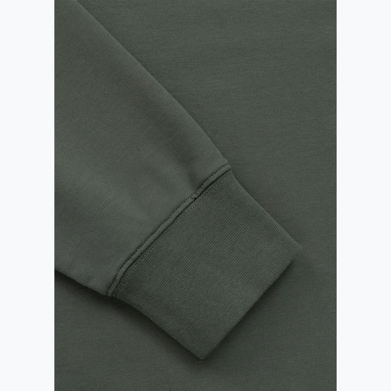 Bluză pentru bărbați Pitbull Nugget Small Logo Crewneck sage green 7