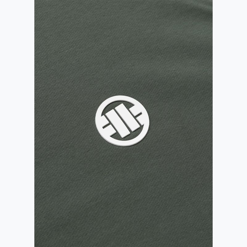 Bluză pentru bărbați Pitbull Nugget Small Logo Crewneck sage green 8
