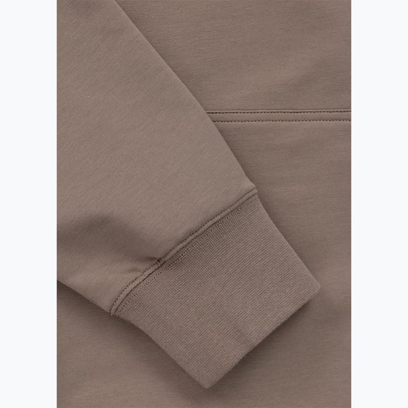 Bluză pentru bărbați Pitbull Nugget Small Logo Hooded brown savana 8