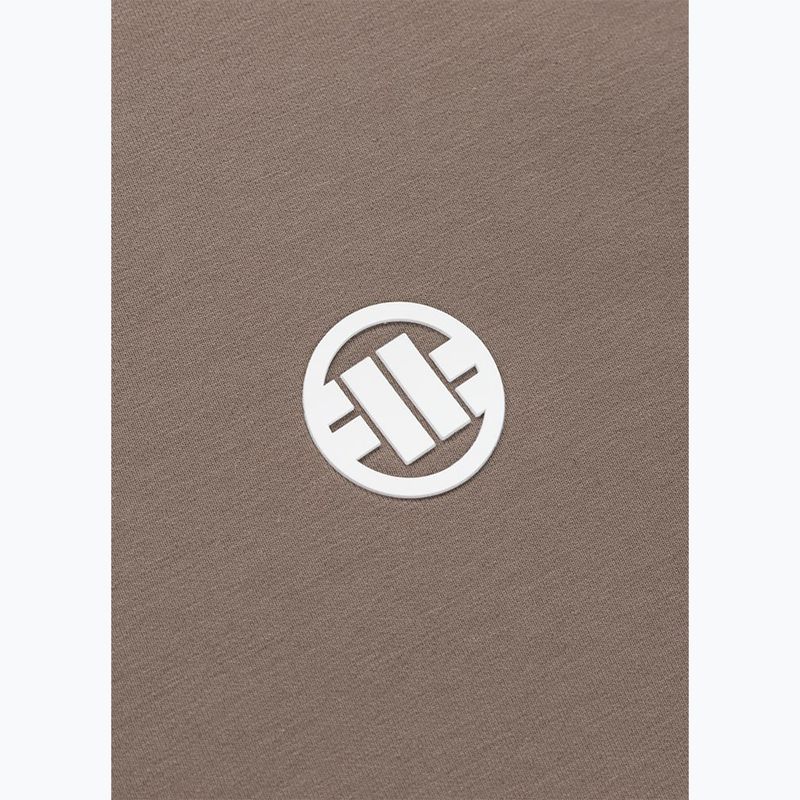 Bluză pentru bărbați Pitbull Nugget Small Logo Hooded brown savana 10