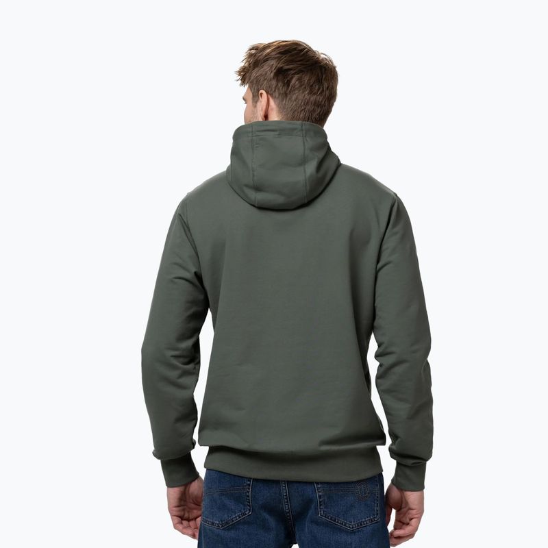 Bluză pentru bărbați Pitbull Nugget Small Logo Hooded sage green 3