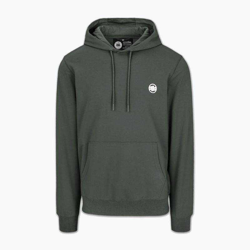 Bluză pentru bărbați Pitbull Nugget Small Logo Hooded sage green 4