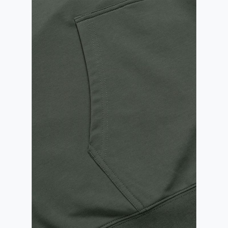 Bluză pentru bărbați Pitbull Nugget Small Logo Hooded sage green 8