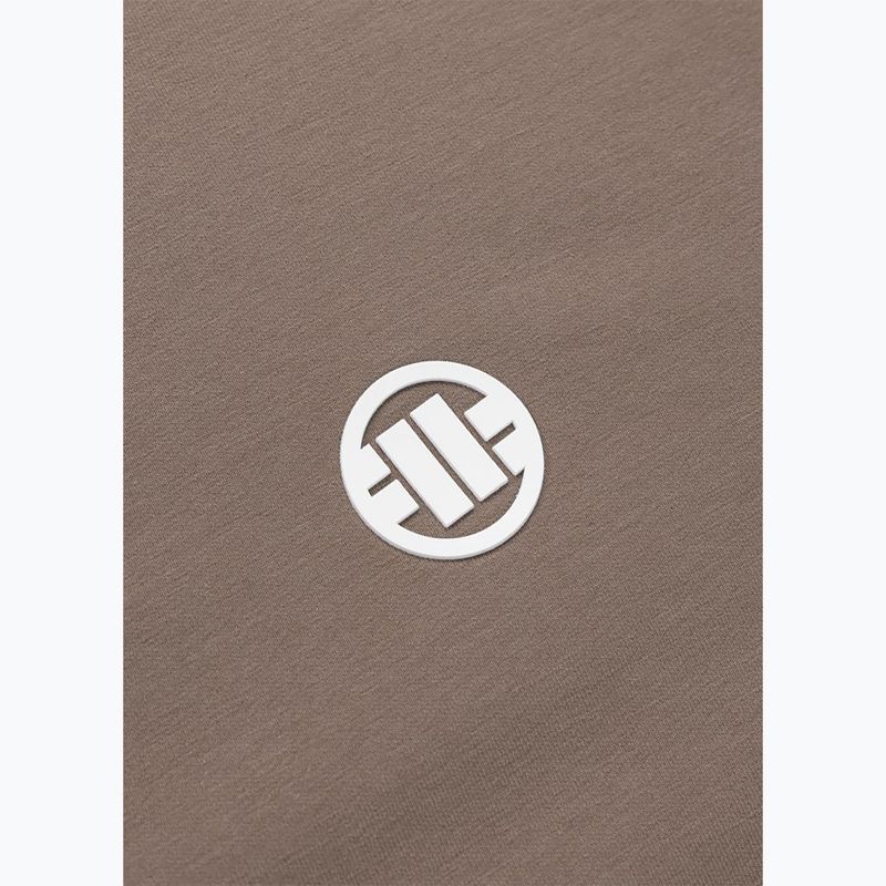 Bluză pentru bărbați Pitbull Nugget Small Logo Hooded Zip brown savana 10