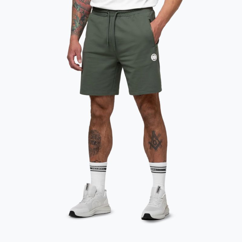 Pantaloni scurți pentru bărbați Pitbull Nugget Small Logo sage green 5