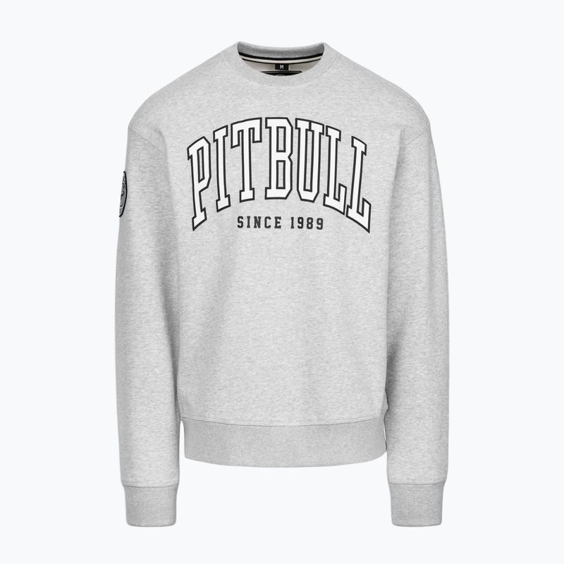 Bluză pentru bărbați Pitbull Badger Crewneck grey/melange 5