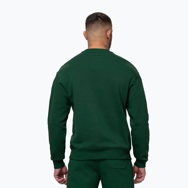 Bluză pentru bărbați Pitbull Badger Crewneck hunter/green 3