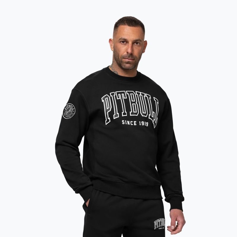 Bluză pentru bărbați Pitbull Badger Crewneck black 4