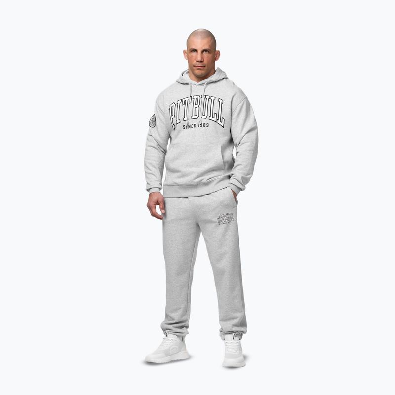 Bluză pentru bărbați Pitbull Badger Hooded grey/melange 2