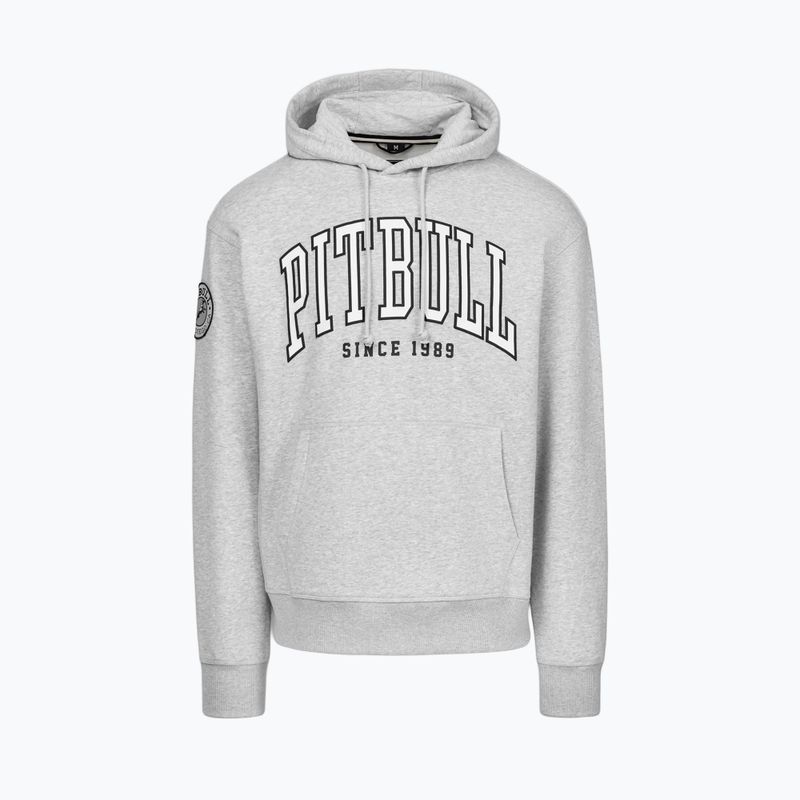 Bluză pentru bărbați Pitbull Badger Hooded grey/melange 4