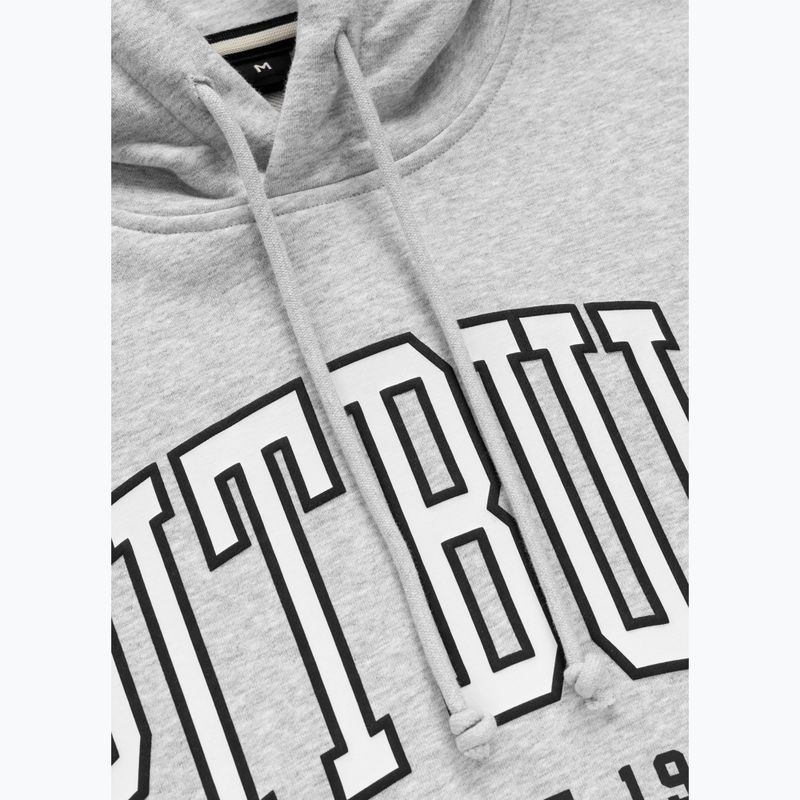 Bluză pentru bărbați Pitbull Badger Hooded grey/melange 6