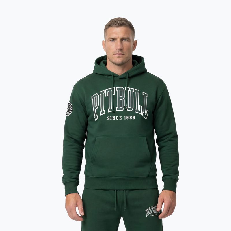 Bluză pentru bărbați Pitbull Badger Hooded hunter green