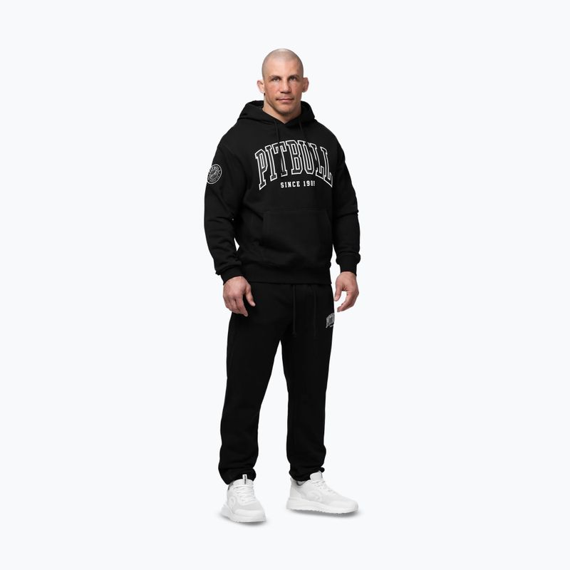 Bluză pentru bărbați Pitbull Badger Hooded black 2