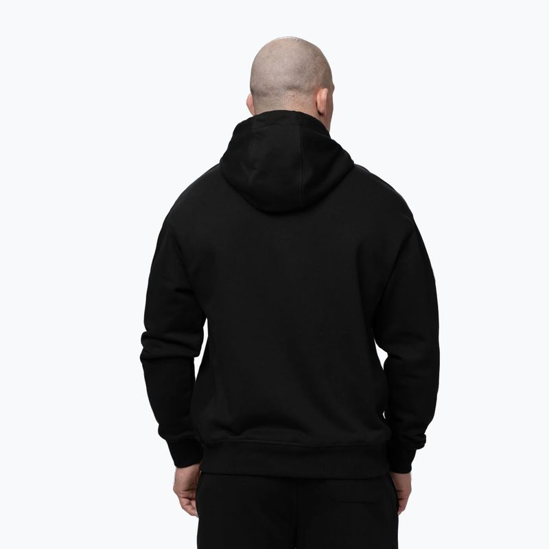 Bluză pentru bărbați Pitbull Badger Hooded black 3
