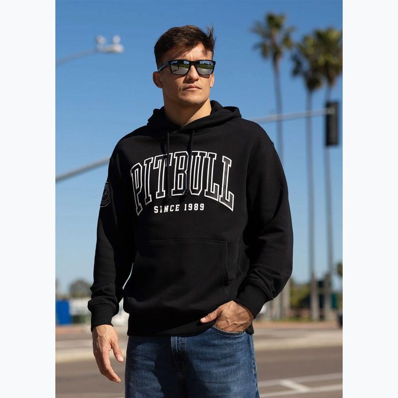 Bluză pentru bărbați Pitbull Badger Hooded black 11