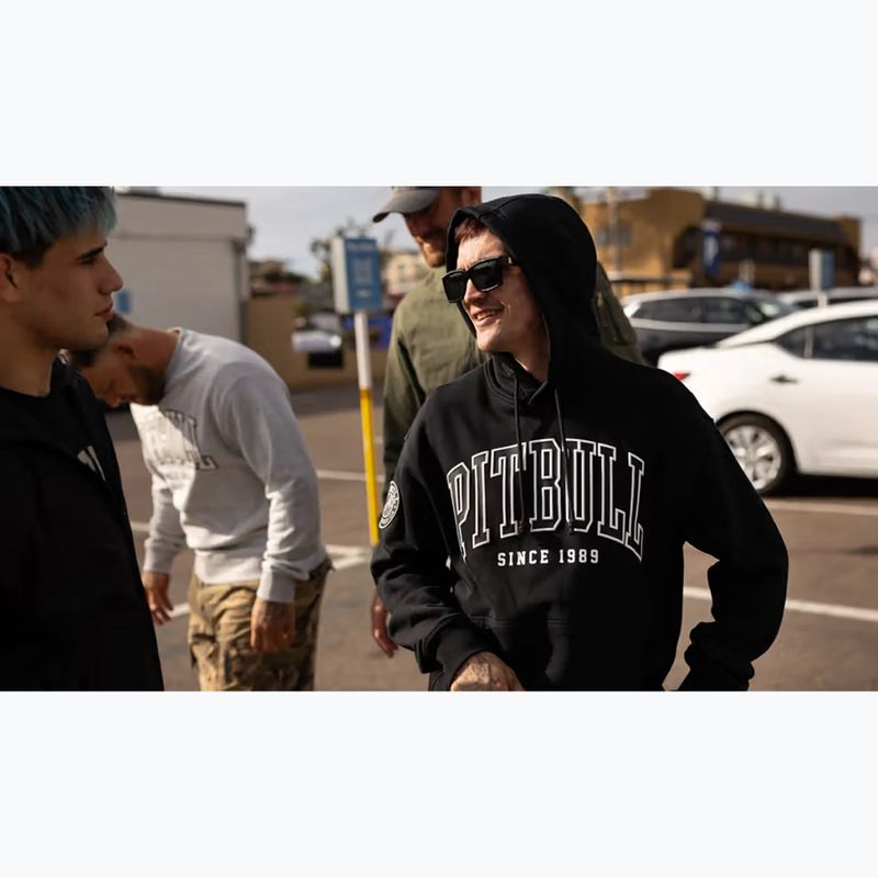 Bluză pentru bărbați Pitbull Badger Hooded black 13