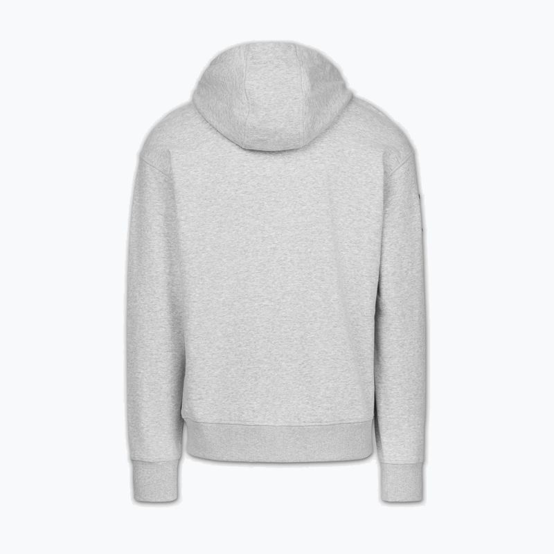 Bluză pentru bărbați Pitbull Badger Hooded Zip grey/melange 7