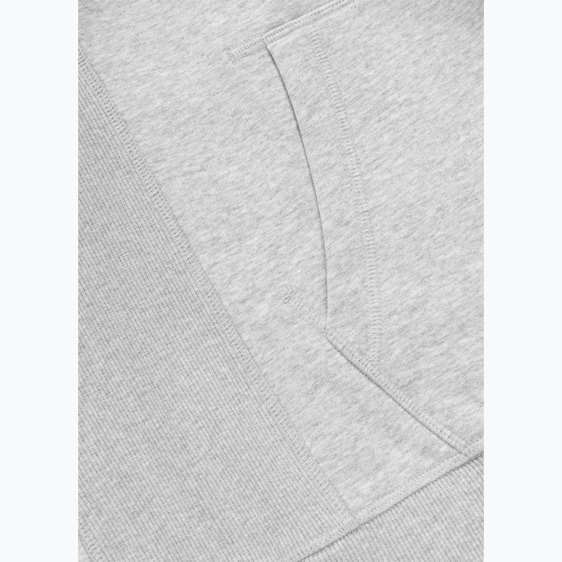 Bluză pentru bărbați Pitbull Badger Hooded Zip grey/melange 9