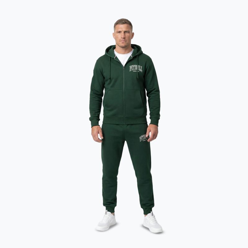 Bluză pentru bărbați Pitbull Badger Hooded Zip hunter/green 2