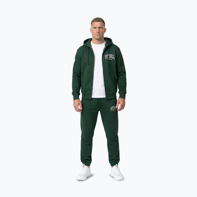 Bluză pentru bărbați Pitbull Badger Hooded Zip hunter/green 4