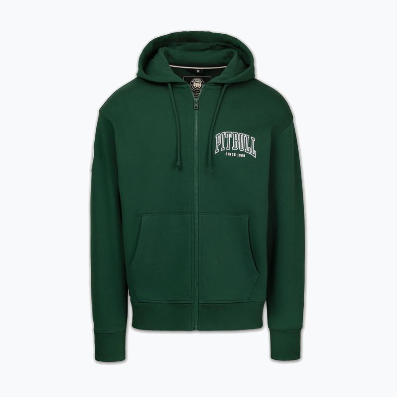 Bluză pentru bărbați Pitbull Badger Hooded Zip hunter/green 5