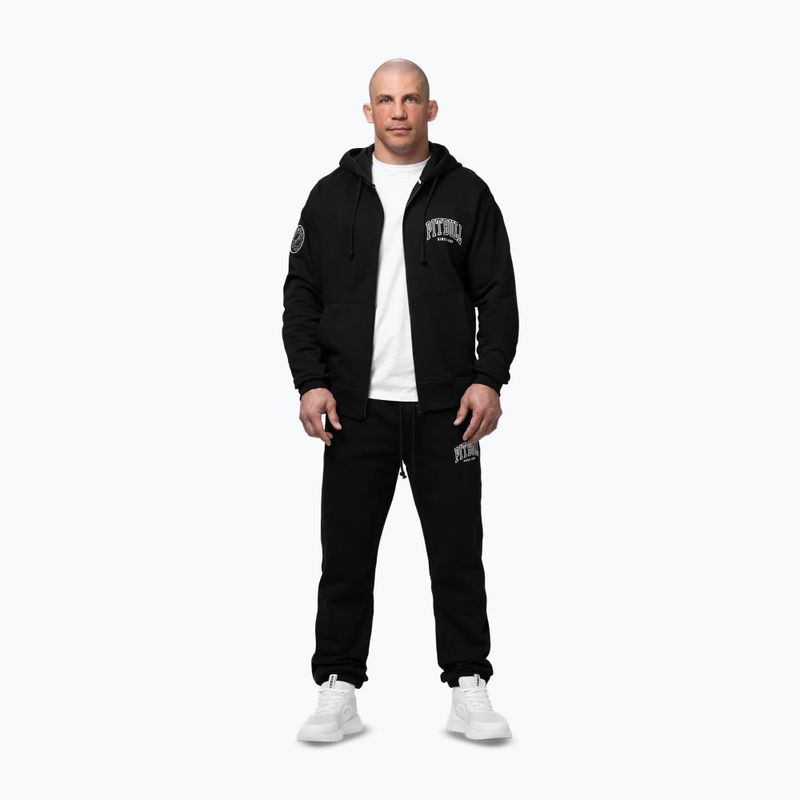 Bluză pentru bărbați Pitbull Badger Hooded Zip black 2