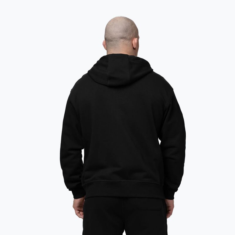 Bluză pentru bărbați Pitbull Badger Hooded Zip black 3
