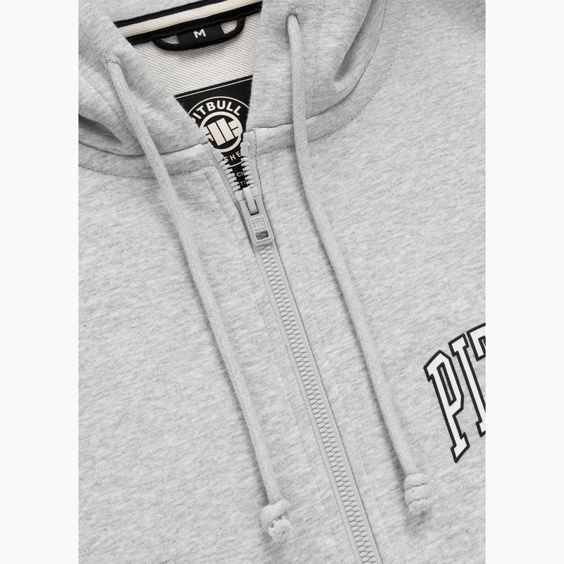 Bluză pentru bărbați Pitbull Badger Hooded Vest Zip grey/melange 8