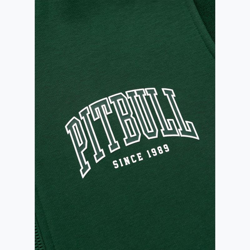 Bluză pentru bărbați Pitbull Badger Hooded Vest Zip hunter green 9