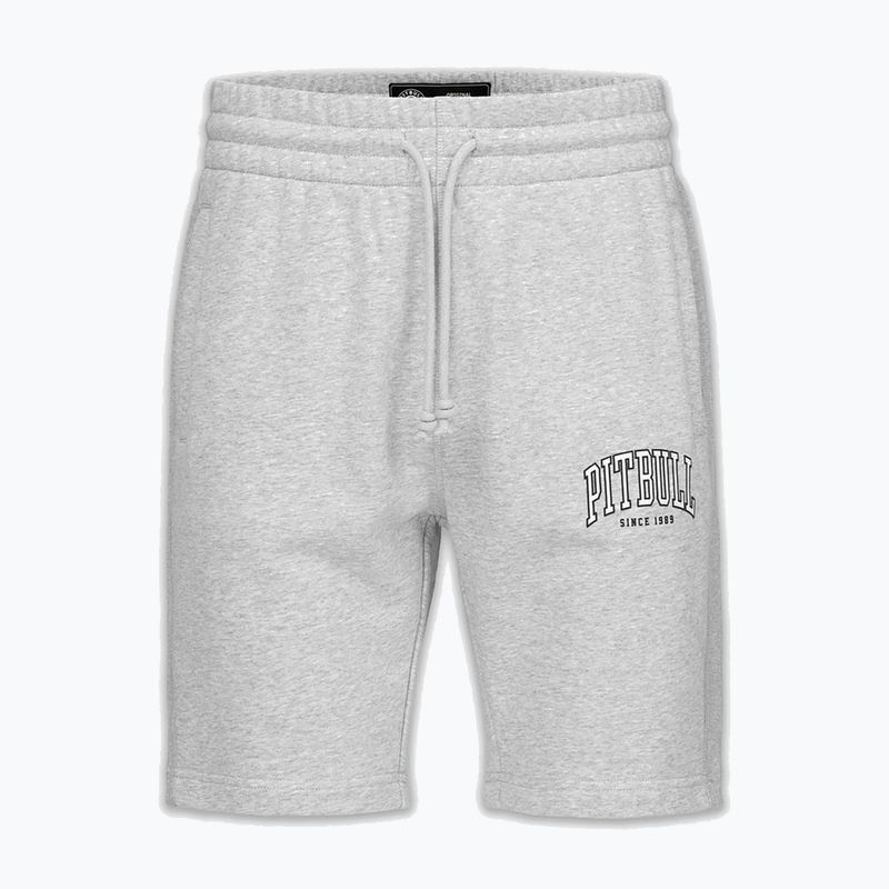 Pantaloni scurți pentru bărbați Pitbull Badger grey/melange 4