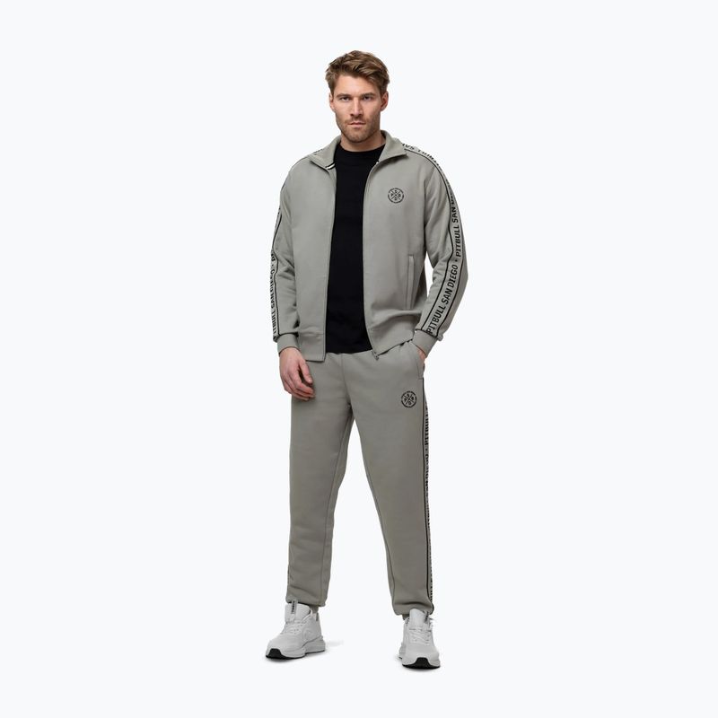 Bluză pentru bărbați Pitbull Nexus Track Jacket dusty salvia 2