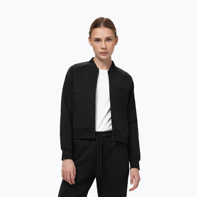 Bluză pentru femei Pitbull Discovery Collar Zip Track Jacket black 4