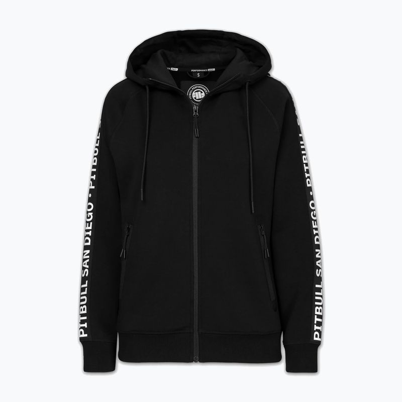 Bluză pentru femei Pitbull Explory Tape Hooded Zip black 5