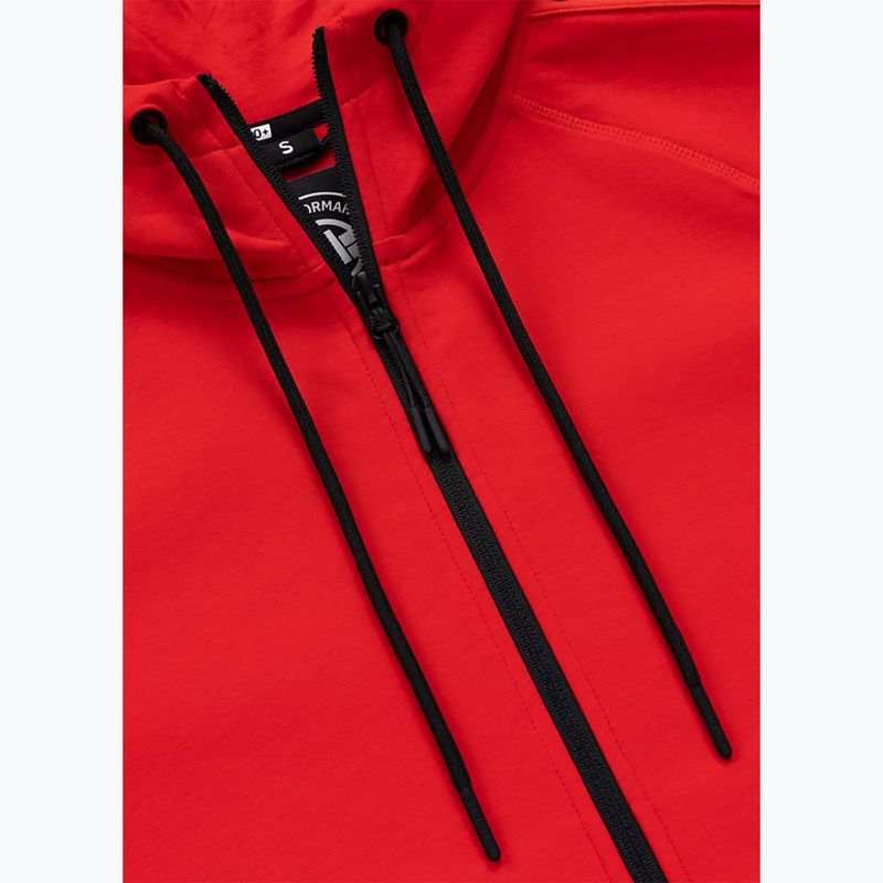 Bluză pentru femei Pitbull Explory Tape Hooded Zip fluo/red 8