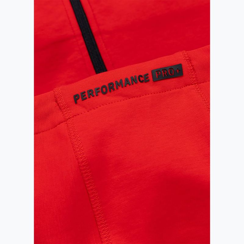 Bluză pentru femei Pitbull Explory Tape Hooded Zip fluo/red 10