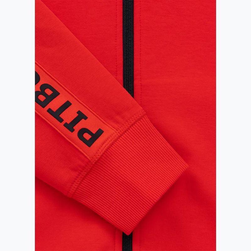 Bluză pentru femei Pitbull Explory Tape Hooded Zip fluo/red 12