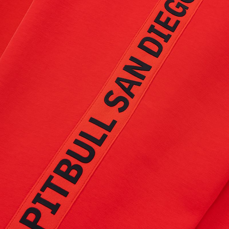 Pantaloni pentru femei Pitbull Explory Tape Track fluo / red 5